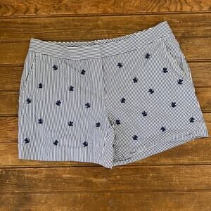 Womens Brooks Brothers striped cotton shorts size 4